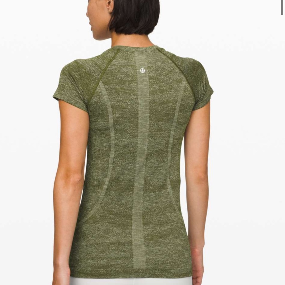 Lululemon Swiftly Speed Short Sleeve 6
White / Everglades / Black / Field … - Picture 2 of 5